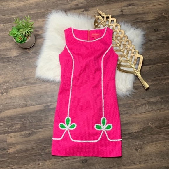 Lilly Pulitzer Dresses & Skirts - NWOT Lilly Pulitzer Pink Shift Dress Sz 4